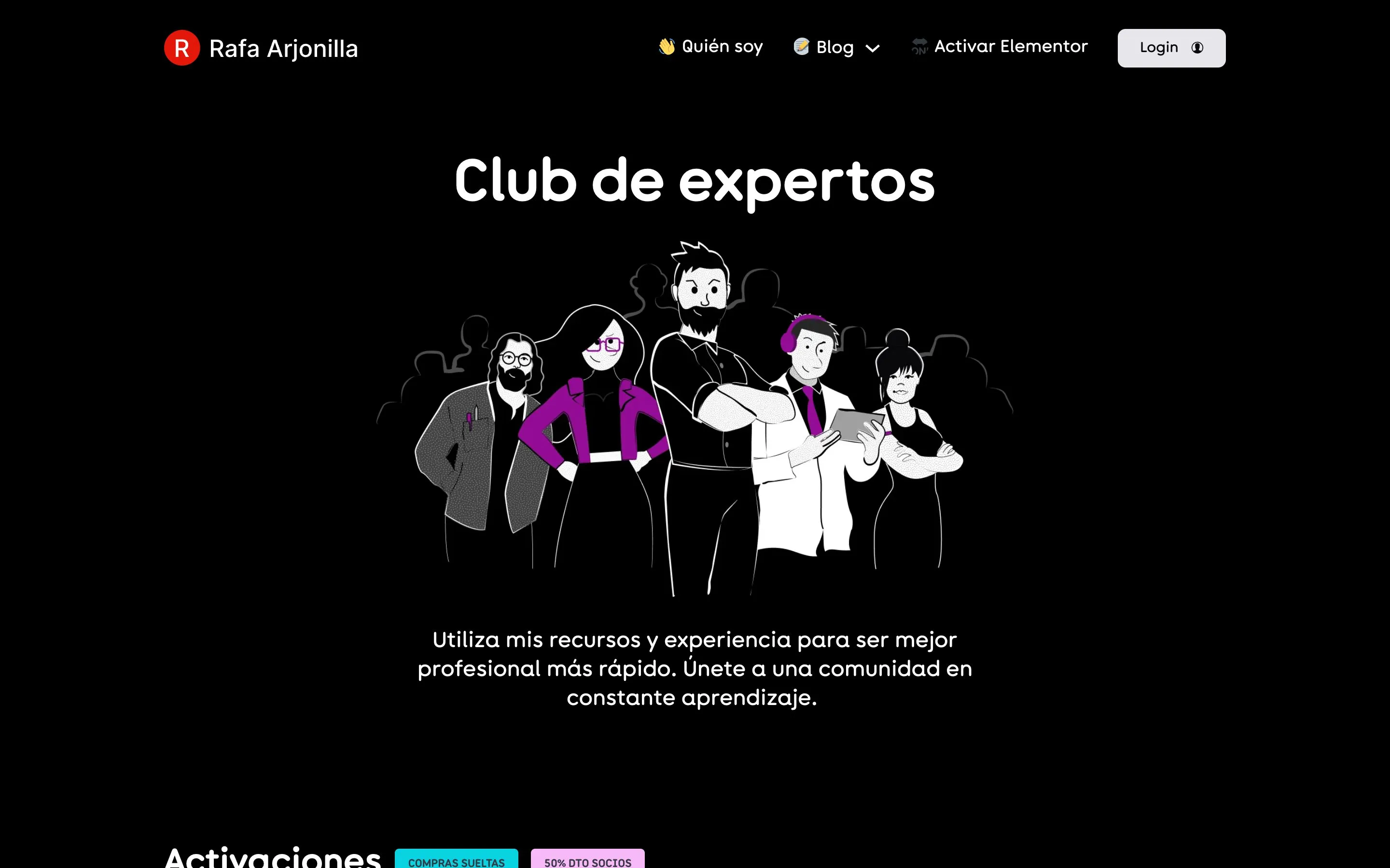 Página del club de expertos