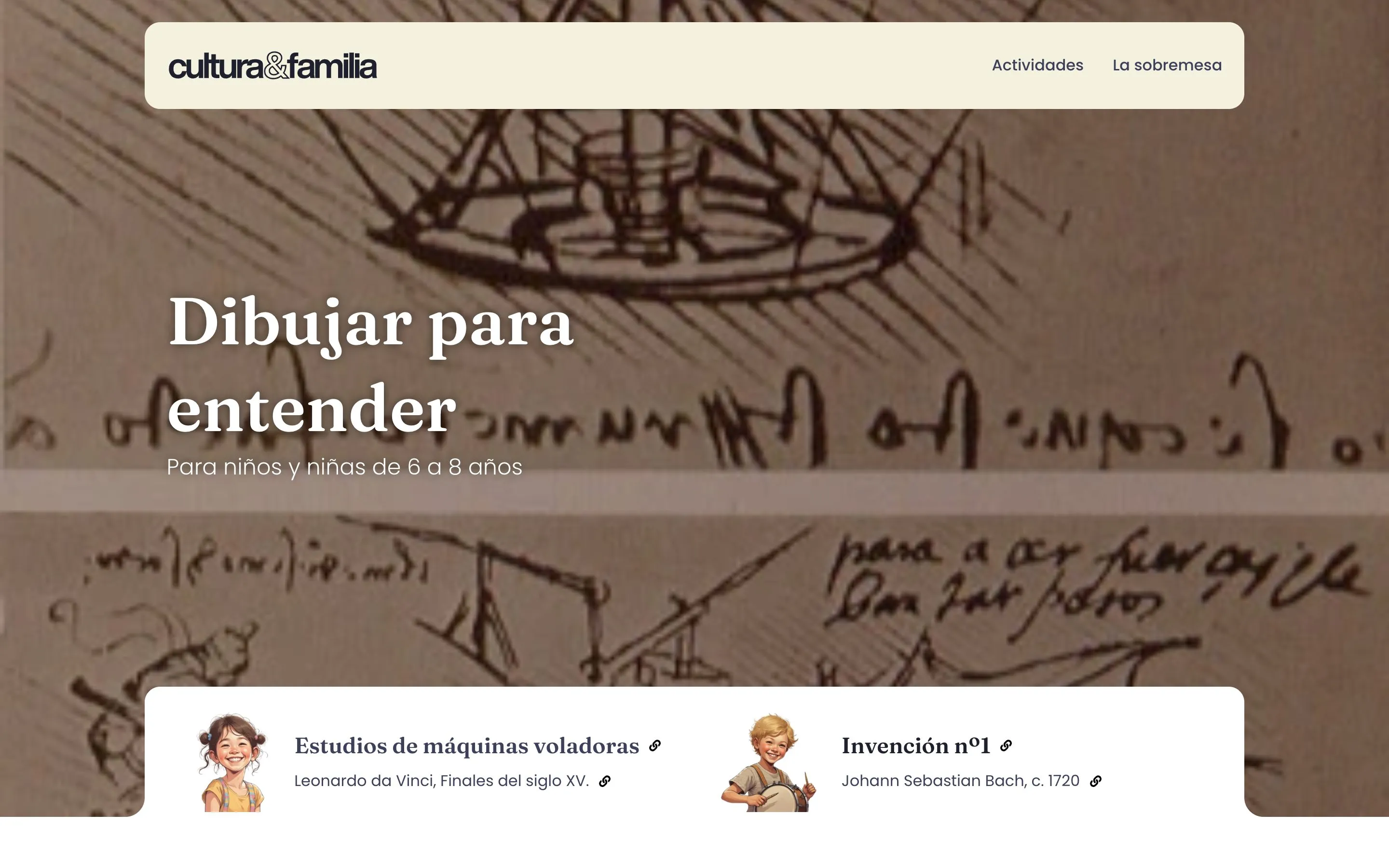 Guía «Dibujar para entender», con sus obras y actividades