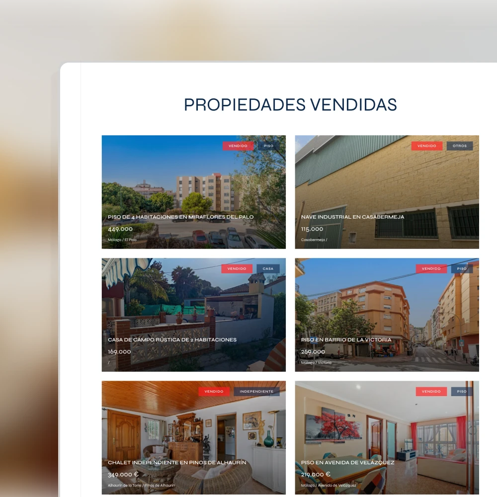 Montaje que muestra detalle web tu inmobiliariaenmalaga.com