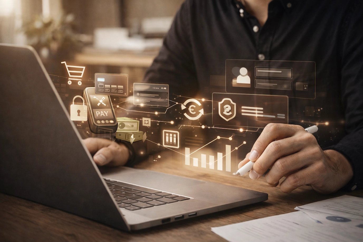 Imagen que represaenta el concepto tiendas Online y sistemas de venta avanzados